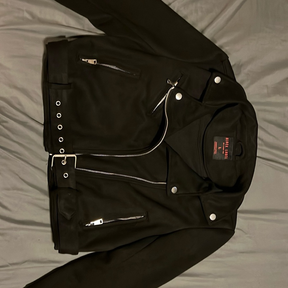 Black label crop top jacket